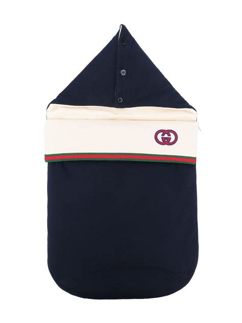 gucci grey baby nest|Gucci Kids Blankets, Nests & Sleep Bags .